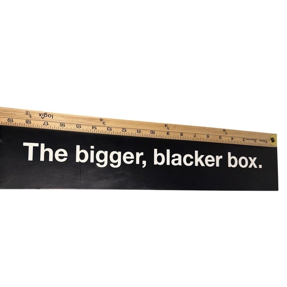 Cards Against Humanity The Bigger Blacker Box Storage Case with Zine and Rules